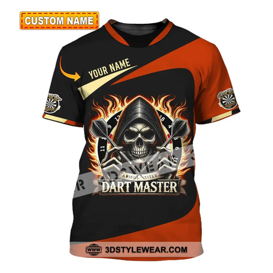 Unisex Shirt - Custom Name Dart Master Shirt style option 1