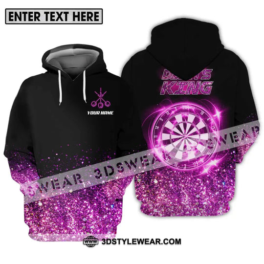Unisex Shirt - Custom Name Darts King Shirt style option 3