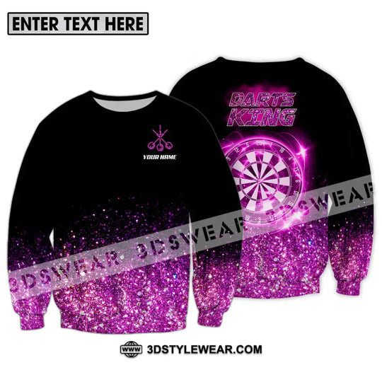 Unisex Shirt - Custom Name Darts King Shirt style option 4