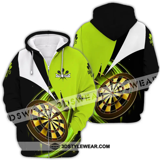 Unisex Shirt - Custom Name Darts Neon Shirt style option 4