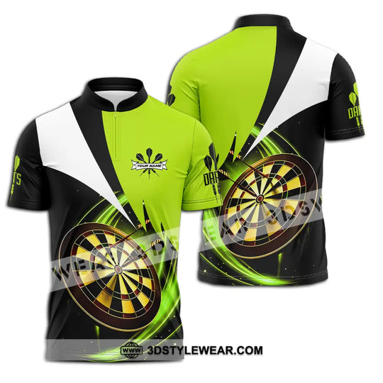 Unisex Shirt - Custom Name Darts Neon Shirt style option 2