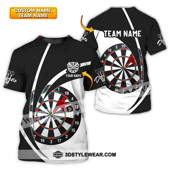 Unisex Shirt - Custom Name Darts Player Shirt Classic Color style option 1