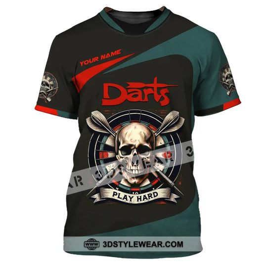 Unisex Shirt, Custom Name Darts Shirt, Darts Polo Long Sleeve, Darts Lover Gift style option 2