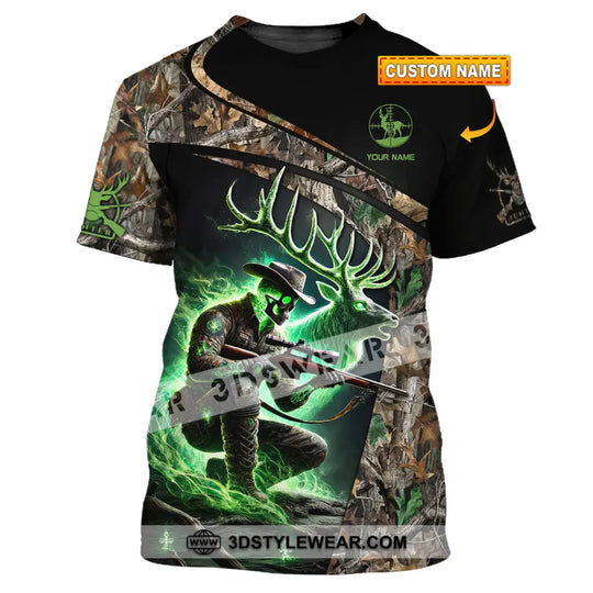 Unisex Shirt, Custom Name Deer Hunting Shirt, Deer Hunter Gift style option 1