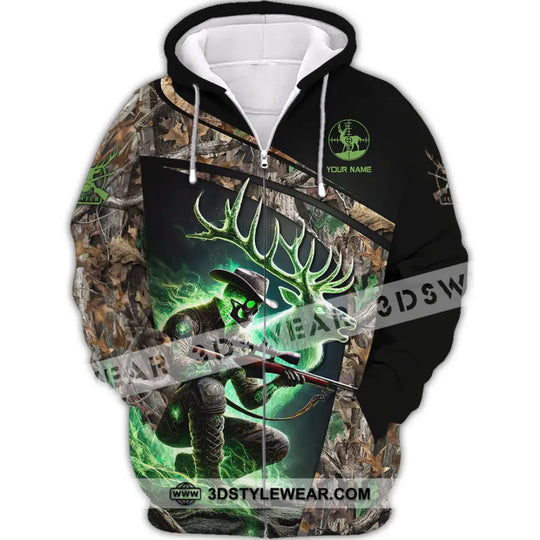 Unisex Shirt, Custom Name Deer Hunting Shirt, Deer Hunter Gift style option 3