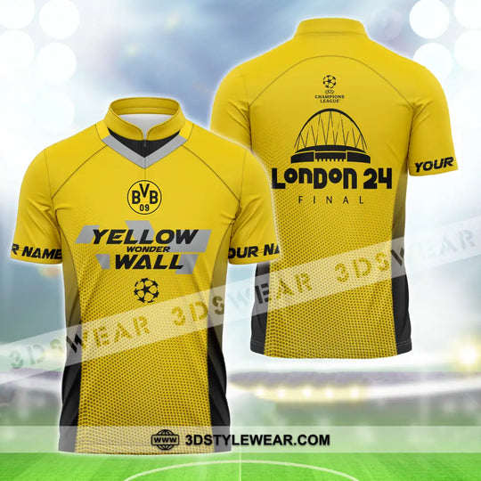 Unisex Shirt - Custom Name Der BVB London 24 Final Champions League Shirt style option 3