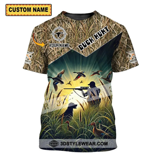 Unisex Shirt - Custom Name Duck Hunt Shirt style option 1