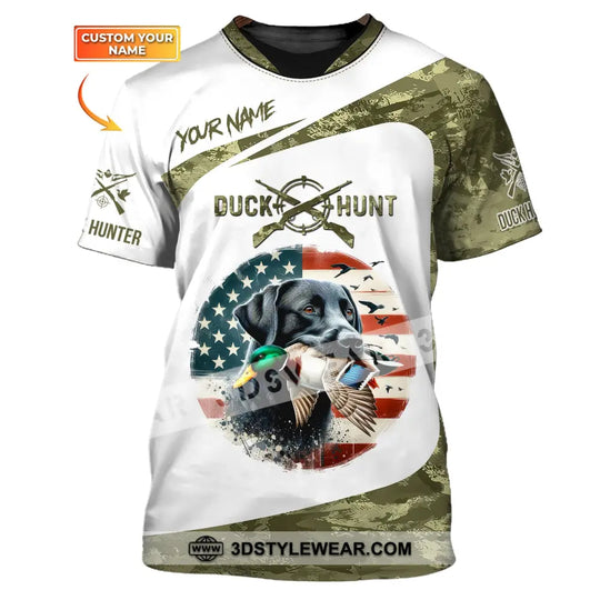 Unisex Shirt, Custom Name Duck Hunting Shirt, Duck Hunting Polo Long Sleeve Shirt, Gift for Duck Hunters style option 1