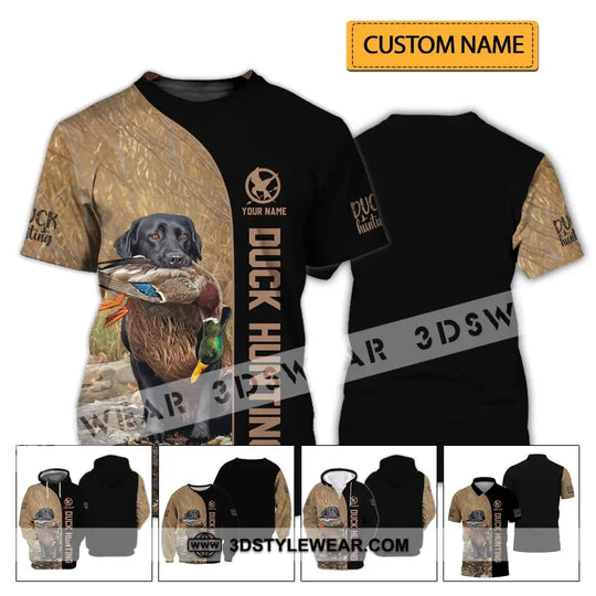Unisex Shirt - Custom Name Shirt - Duck Hunting style option 2