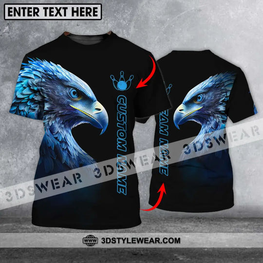 Unisex Shirt - Custom Name Eagle Shirt - Shirt for Eagle Lover - 3D Eagle T-Shirt style option 1