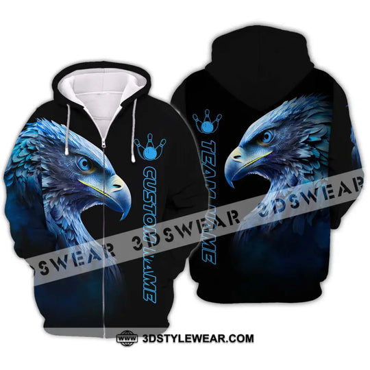 Unisex Shirt - Custom Name Eagle Shirt - Shirt for Eagle Lover - 3D Eagle T-Shirt style option 3