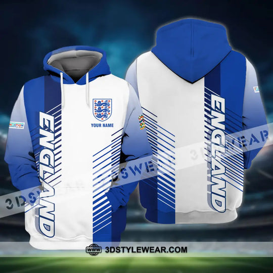 Unisex Shirt - Custom Name England Euro 2024 Shirt style option 4