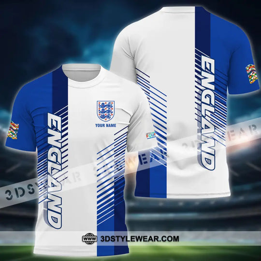 Unisex Shirt - Custom Name England Euro 2024 Shirt style option 2