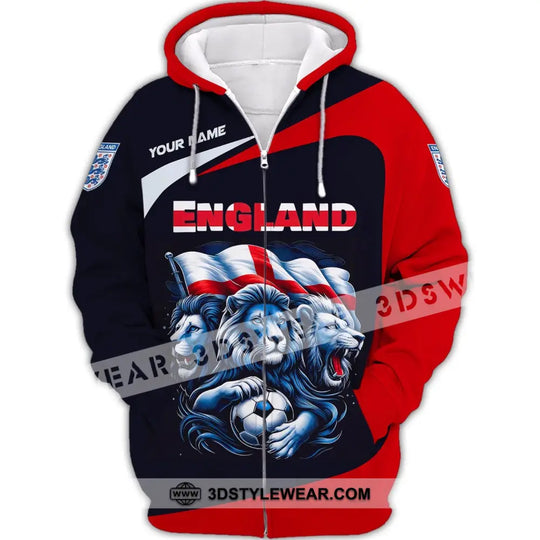 Unisex Shirt, Custom Name England Football Shirt Shirt, England Football Polo Long Sleeve, Soccer Lover Shirt style option 3