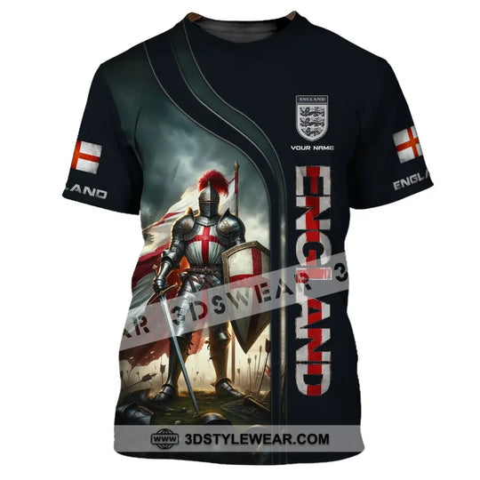 Unisex Shirt, Custom Name England Shirt, England Gift, English Pride style option 2