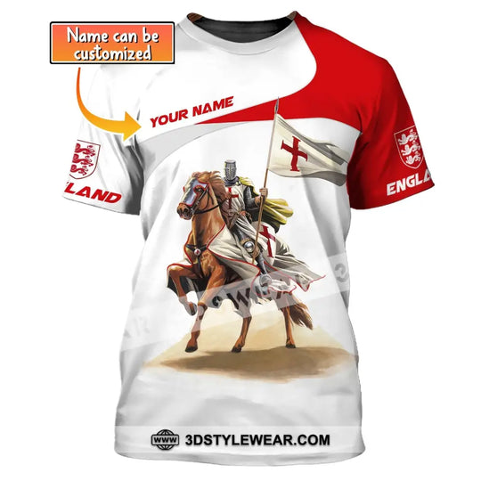 Unisex Shirt, Custom Name England Shirt, England Knight, English Hoodie, Gift for English style option 1
