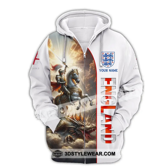 Unisex Shirt, Custom Name England Shirt, England Knight Shirt, Gift for English style option 3