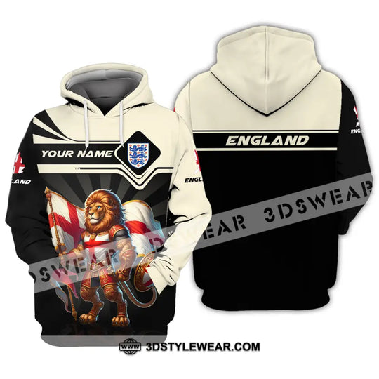 Unisex Shirt - Custom Name, England Lion Standing Shirt style option 4