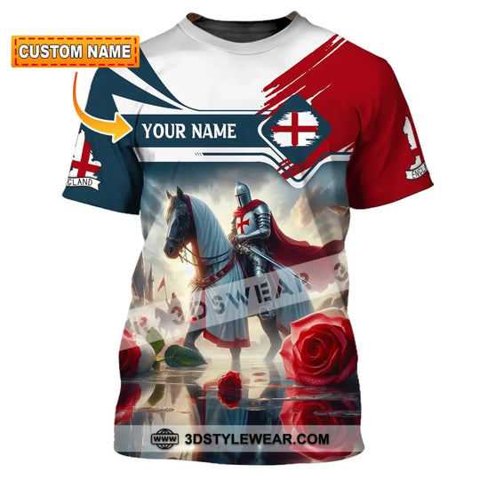 Unisex Shirt, Custom Name England Shirt, England Polo Long Sleeve, English Gift style option 1