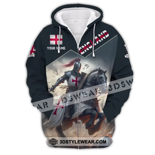 Unisex Shirt, Custom Name England Shirt, England Polo Long Sleeve, English Gift style option 3