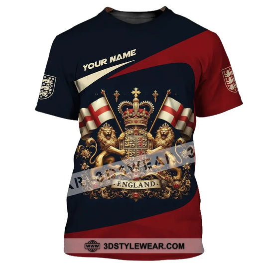 Unisex Shirt, Custom Name England T-Shirt, England Lover Shirt, England Gift style option 2