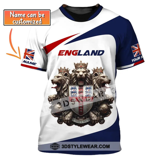 Unisex Shirt, Custom Name England T-Shirt, England Pride Shirt, England Gift style option 1