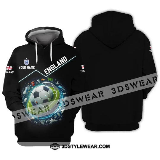 Unisex Shirt - Custom Name England Team Lover Shirt style option 2