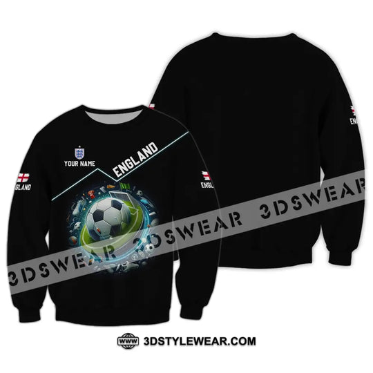 Unisex Shirt - Custom Name England Team Lover Shirt style option 4