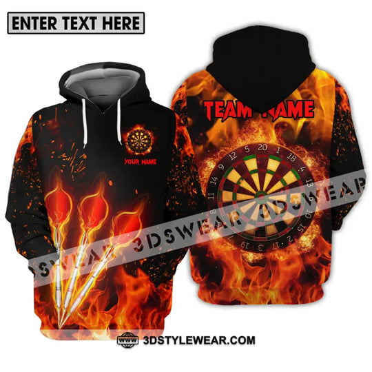 Unisex Shirt - Custom Name Fire Darts Shirt style option 3