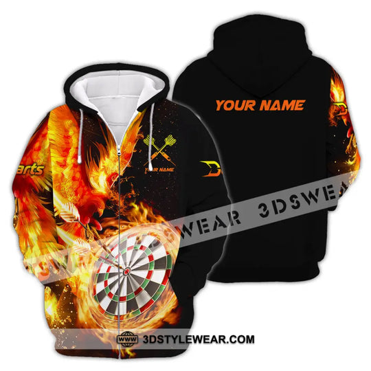 Unisex Shirt - Custom Name Fire Darts Sport Shirt style option 2