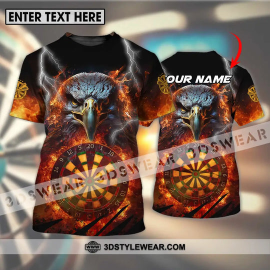 Unisex Shirt - Custom Name Fire Eagle Darts Shirt style option 1