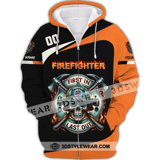 Unisex Shirt, Custom Name Fire Fighter T-Shirt, Shirt for Firefighter, Firefighter T-shirt, Firefighter Polo Shirt style option 3