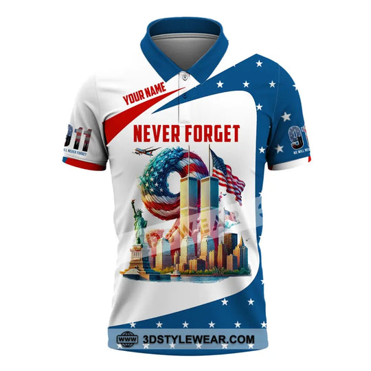 Unisex Shirt, Custom Name Firefighter Shirt, Firefighter Memorial, Fallen Firefighters 911 Memorial T-Shirt style option 4
