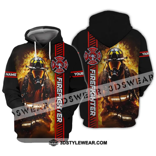 Unisex Shirt - Custom Name Shirt, Firefighter Patriot Day 911 style option 3