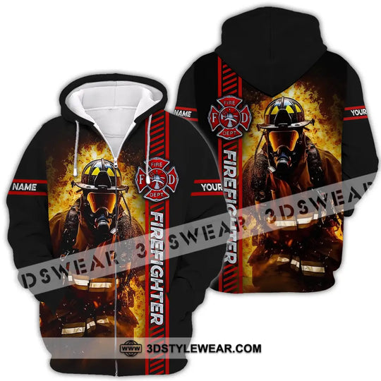 Unisex Shirt - Custom Name Shirt, Firefighter Patriot Day 911 style option 4