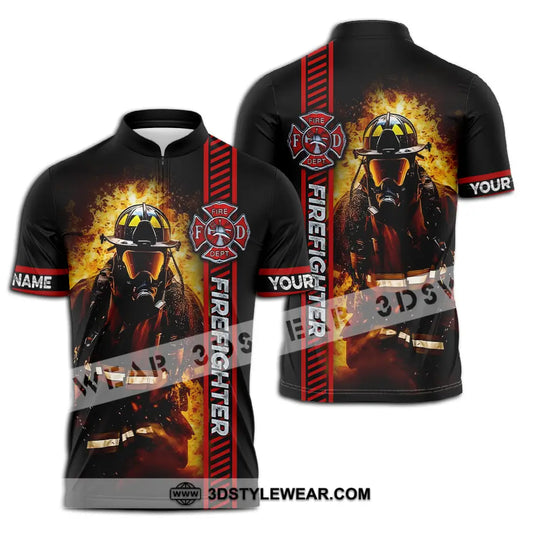 Unisex Shirt - Custom Name Shirt, Firefighter Patriot Day 911 style option 2