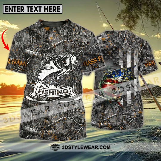 Unisex Shirt - Custom Name Fish Worker Shirt, Hook Fishing Bass Fishing style option 1
