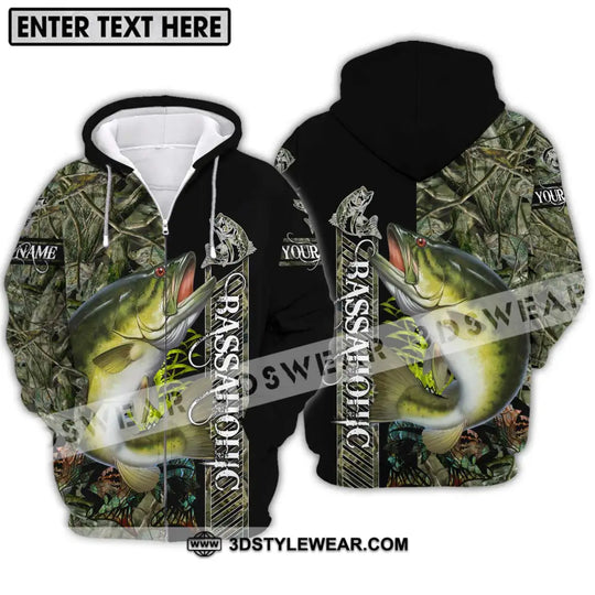 Unisex Shirt - Custom Name Fishing Shirt Bassa style option 2