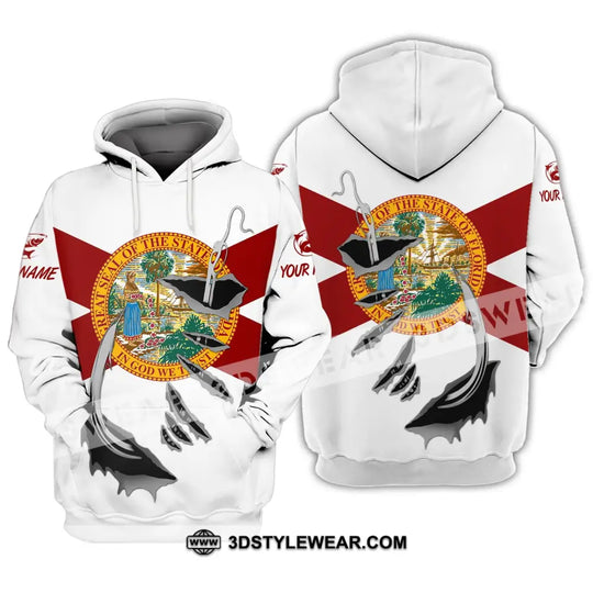 Unisex Shirt - Custom Name Fishing Florida Shirt style option 3