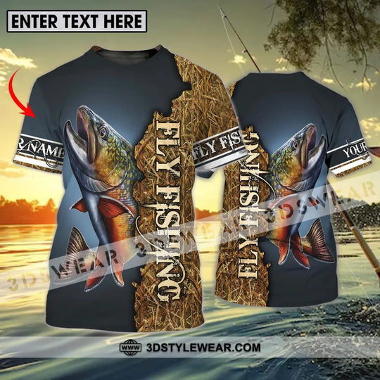 Unisex Shirt - Custom Name Fishing Shirt, Fly Fishing style option 1