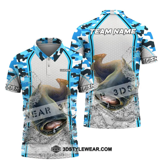 Unisex Shirt, Custom Name Fishing Shirt, Fishing Lover Shirt, Catfish Fishing Hoodie Shirt Polo Long Sleeve style option 4