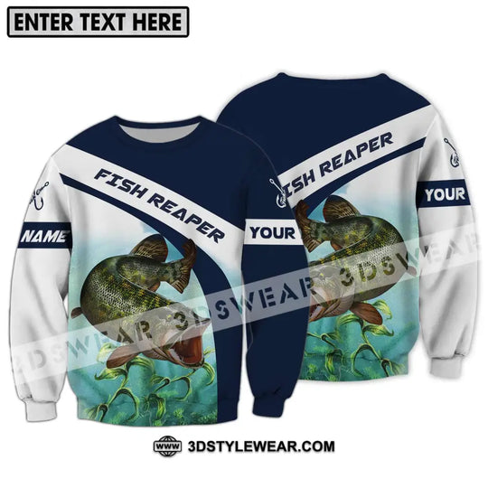 Unisex Shirt - Custom Name Fishing Lover Shirt, Fish Reaper style option 4