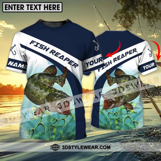 Unisex Shirt - Custom Name Fishing Lover Shirt, Fish Reaper style option 1