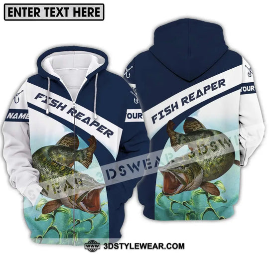 Unisex Shirt - Custom Name Fishing Lover Shirt, Fish Reaper style option 2