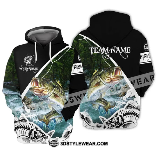 Unisex Shirt - Custom Name Fishing Lover Shirt, Hooking style option 2