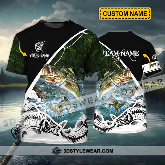 Unisex Shirt - Custom Name Fishing Lover Shirt, Hooking style option 1