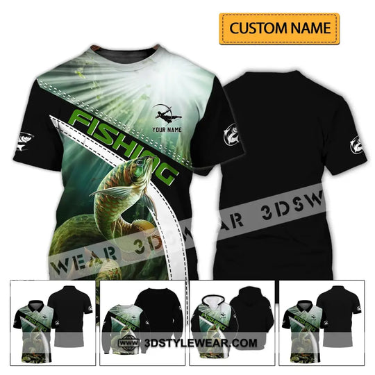 Unisex Shirt - Custom Name Fishing Lover Shirt style option 2