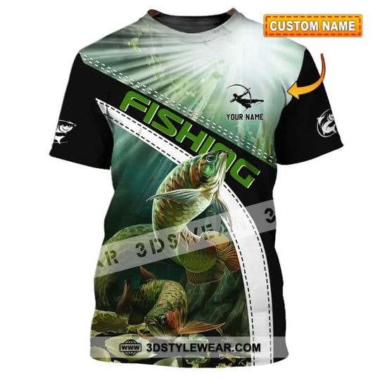 Unisex Shirt - Custom Name Fishing Lover Shirt style option 1