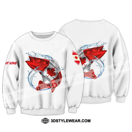 Unisex Shirt - Custom Name Fishing On Fishing Shirt, Canada style option 4