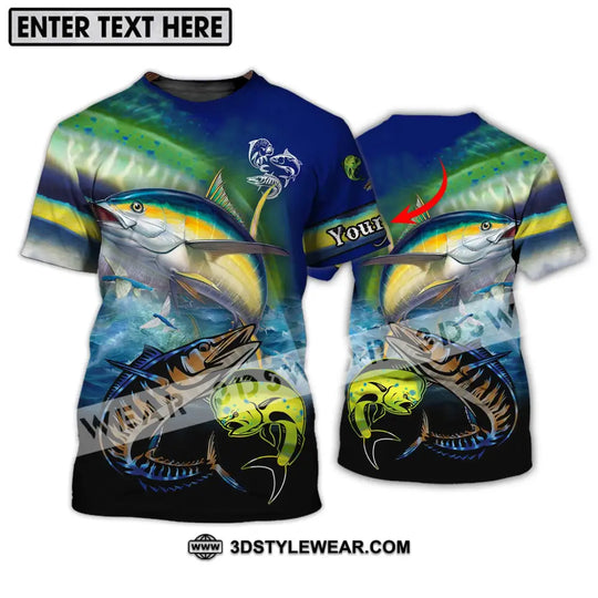 Unisex Shirt - Custom Name Fishing Shirt style option 1